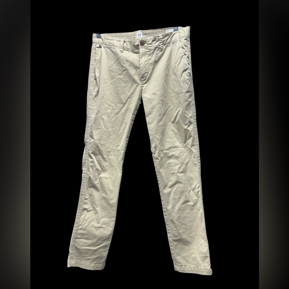 Gap Straight-Leg Girlfriend Chino Pants